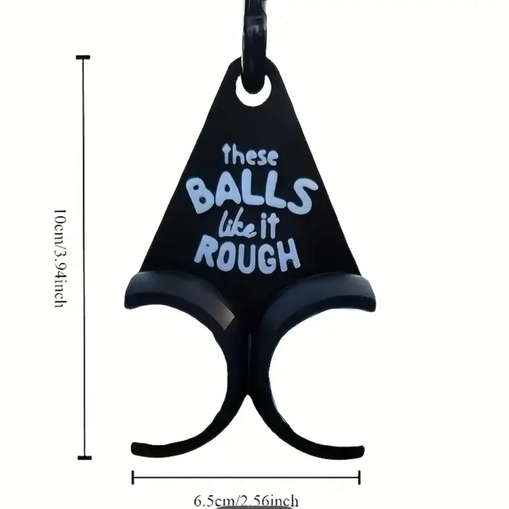 Funny Golf Ball Holder Keychain - Picture 7 of 7